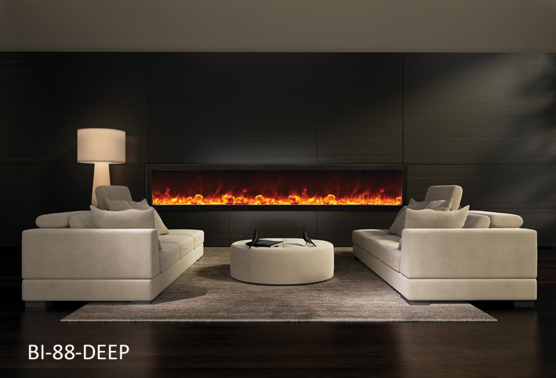 Amantii Electric Fireplace Fresh Amantii – Bi 88 Deep – Full Frame Viewing Electric Fireplace