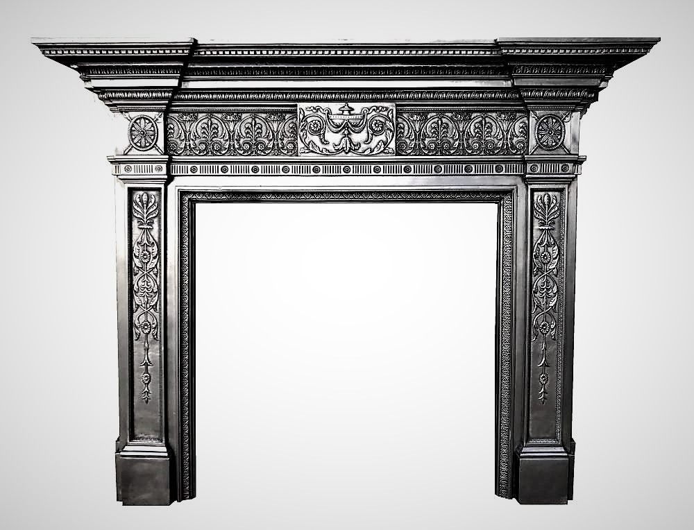 Antique Fireplace Surround Unique Victorian Coalbrookdale Burnished Cast Iron Fireplace