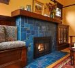 Batchelder Fireplace Luxury Motawi Caribbean Blue Collage Fireplace by Michelle Nelson