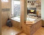 12 Awesome Bathroom Fireplace