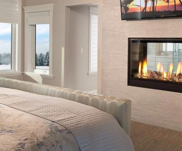 Bedroom Gas Fireplace Best Of Luxury Master Bedroom with A 2 Way Gas Fireplace and Flat