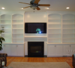 Bookcases Next to Fireplace New Fireplace with Built Ins