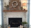 Brick Fireplace Mantel Best Of Remodeled Fireplace Shiplap Wood Mantle Herringbone Tile