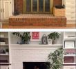 Brick Tiles for Fireplace Beautiful Tile Over Brick Fireplace Magnificent Contemporary White