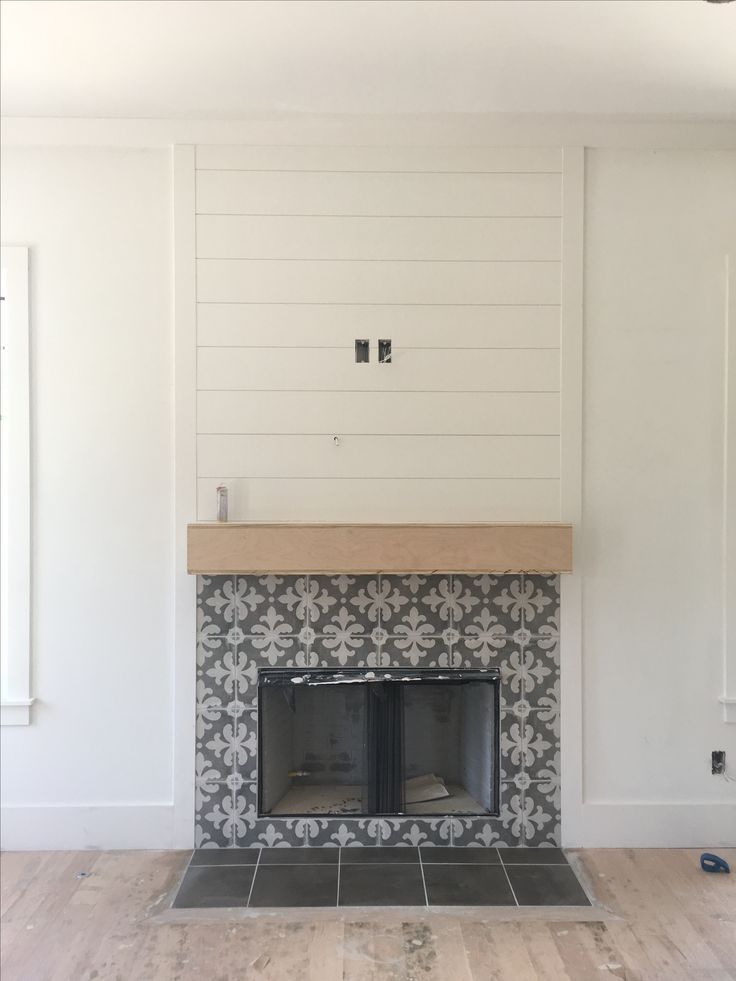 Brick Tiles for Fireplace Luxury Cement Tile Fireplace Surround with Shiplap Fireplace