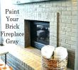 Can You Paint A Brick Fireplace Fresh Gray Fireplace Mantel – Cocinasaludablefo