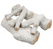 Ceramic Fireplace Logs Inspirational 16 Inch Birch Ceramic Fireplace Gas Logs 5 Piece Set