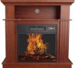 Cherry Electric Fireplace Unique Decor Flame Infrared Electric Fireplace with 32 Inch Mantle