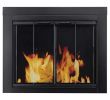 Chimney Less Fireplace Awesome Pleasant Hearth at 1000 ascot Fireplace Glass Door Black Small