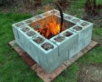 23 Awesome Cinderblock Outdoor Fireplace