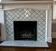 Concrete Fireplace Beautiful Moroccan Lattice Tile Fireplace Yes Please