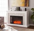 Contemporary Electric Fireplace Elegant Ledgestone Mantel Led Electric Fireplace White