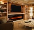 Contemporary Electric Fireplace Luxury Glowing Electric Fireplace with Wood Hearth and Mantel