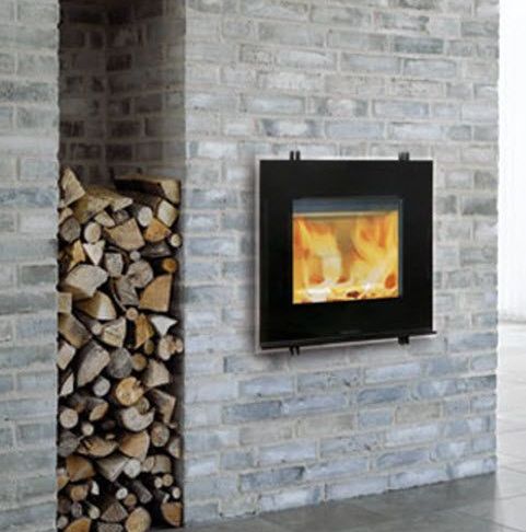 Contemporary Wood Burning Fireplace Unique Contemporary Built In Wood Burning Stove I Love the