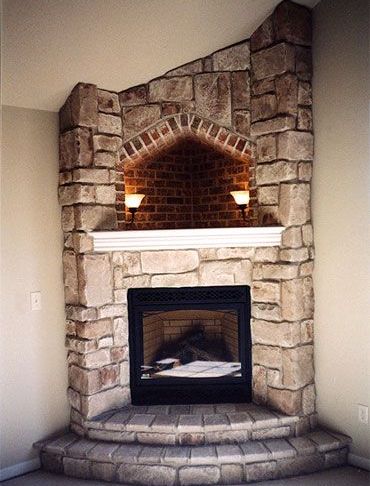 Corner Fireplace Ideas In Stone New Corner Fireplace with Hearth Cove Lighting Corner Wood