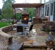 Covered Patio with Fireplace Unique Backyard Outdoor Kitchen Patio Designs Cileather Home