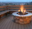 Deck with Fireplace Elegant Diy Propane Fire Pit Brick Concrete Patio Design Ideas Patio