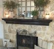 Distressed Fireplace Mantel New Decorating Mirror Over Fireplace …