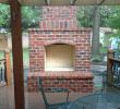 Diy Outdoor Fireplace Kits Awesome Brick Outdoor Fireplace Ideas for the House