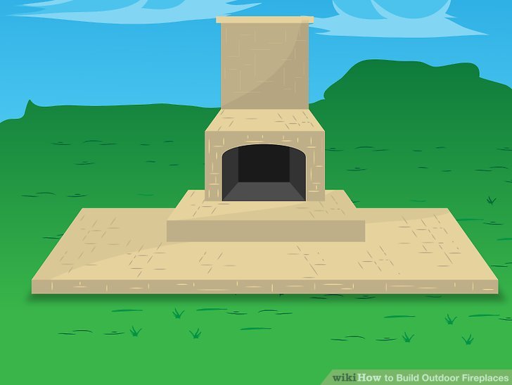 Diy Outdoor Fireplace Kits Beautiful How to Build Outdoor Fireplaces with Wikihow