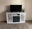 Electric Fireplace Cabinets New Tv Console White Farmhouse Electric Fireplace