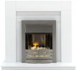 Electric Fireplace Cost Fresh Adam Malmo Fireplace Suite In Pure White with Helios Electric Fire In Brushed Steel 39 Inch