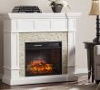 Electric Fireplace Heater with Mantle Lovely Merrimack Wall Corner Infrared Electric Fireplace Mantel Package In White Fi9638