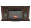 Electric Fireplace Real Flames New Georgian Hills 65 In Bow Front Tv Stand Infrared Electric Fireplace In Oak