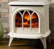 Electric Fireplace Stove Heater Inspirational Huntingdon Electric Stove Ivory No Chimney Required