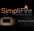 Electric Linear Fireplace Unique How to Install Simplifire Electric Wall Mount Fireplace