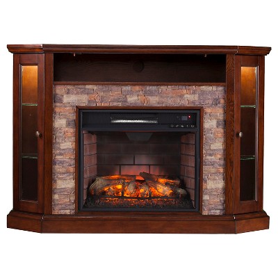 Energy Efficient Electric Fireplace Luxury Reza Corner Convertible Infrared Electric Fireplace Media