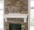 Fake Stone Fireplace Unique Window to Window Family Room