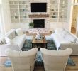 Family Room with Fireplace and Tv Layout Beautiful Furniture Layout Our Coastal Farmhouse Via Instagram