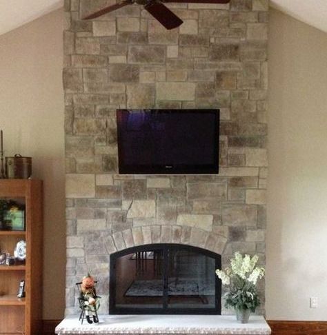 Faux Stone Fireplace Surround Best Of Fireplace Stone Veneer by north Star Stone In Cobble