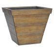 Faux Stone Panels for Fireplace Lowes Fresh 18 44 In W X 16 88 In H Brown Mixed Posite Square Planter