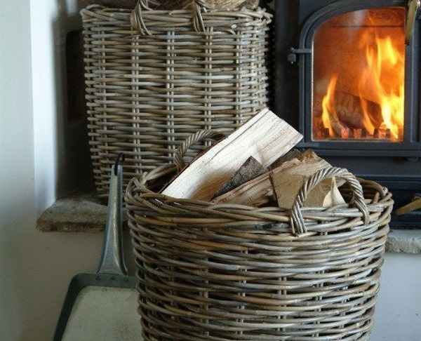 Fireplace Accesories Awesome Round Wicker Firewood Basket Fireplace Accessories Home