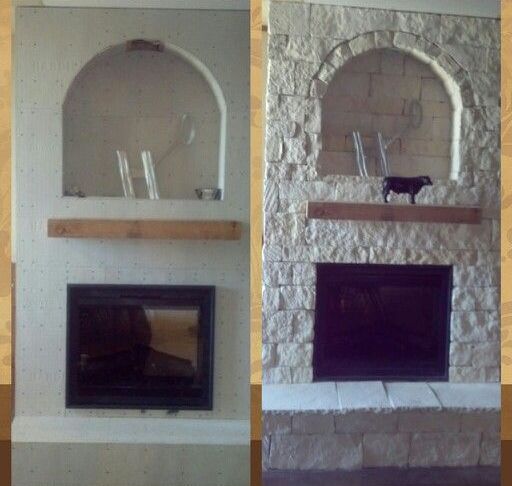 Fireplace Austin Awesome White Austin Stone On An Electric Fireplace before and