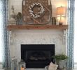 Fireplace Component Elegant Remodeled Fireplace Shiplap Wood Mantle Herringbone Tile