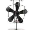 Fireplace Fan Lovely 5 Blade Heat Powered Wood Stove Fan 1100rpm Ultra Quiet Fireplace Wood Burning Eco Fan