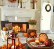 Fireplace Furnishings Elegant Rust Colored Fall Fireplace Decor Idea 14 Cozy Fall