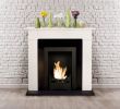 Fireplace Gel Luxury Carrington Cream Traditional Bio Ethanol Fireplace