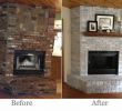 Fireplace Makeover Inspirational Brick Fireplace Makeover – before and after Ideas and Cool