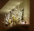 Fireplace Mantal Inspirational Ocean House Fireplace Mantel with Holiday Lights Picture