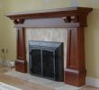 Fireplace Mantel Wood Beautiful Arts and Crafts Mantels