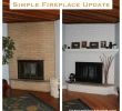 Fireplace Renovation New Simple Fireplace Update Harvard Homemaker