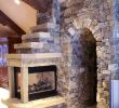 Fireplace Rock Lovely Rustic Montana Cedar Glen Three Sided Fireplace and Rock