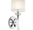 Fireplace Sconces Luxury Kichler Parker Point Chrome E Light Wall Sconce