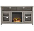 Fireplace Tv Stand with Speakers Beautiful Walker Edison Freestanding Fireplace Cabinet Tv Stand for Most Flat Panel Tvs Up to 65" Driftwood