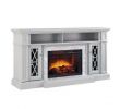 Fireplace Tv Stand with Speakers Lovely Parkbridge 68 In Freestanding Infrared Electric Fireplace Tv Stand In Gray with Carrara Marble Surround