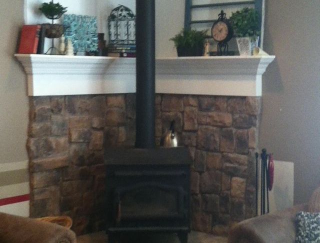 Freestanding Fireplace Mantel Fresh I Have A Fireplace Just Like This Hard to Decorate A